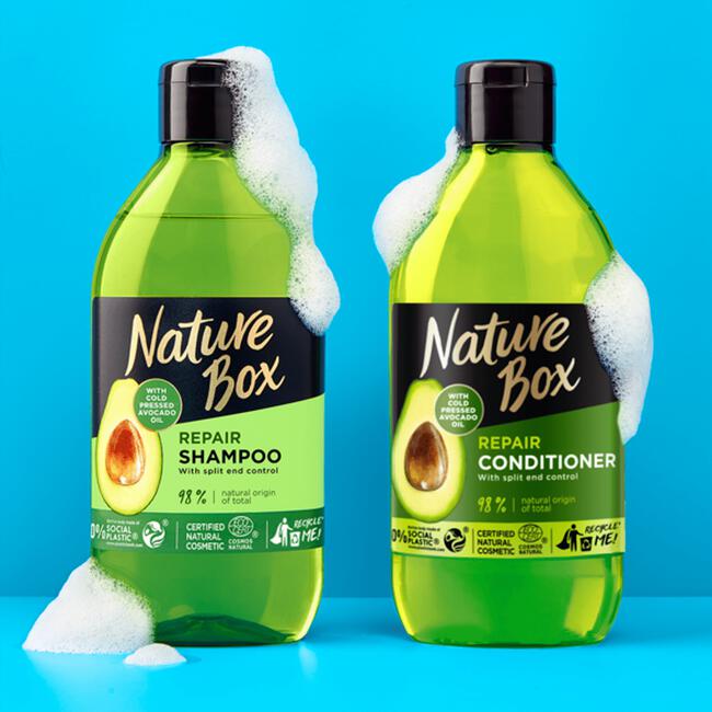 Nature Box Avocado Repair Shampoo 385 ML