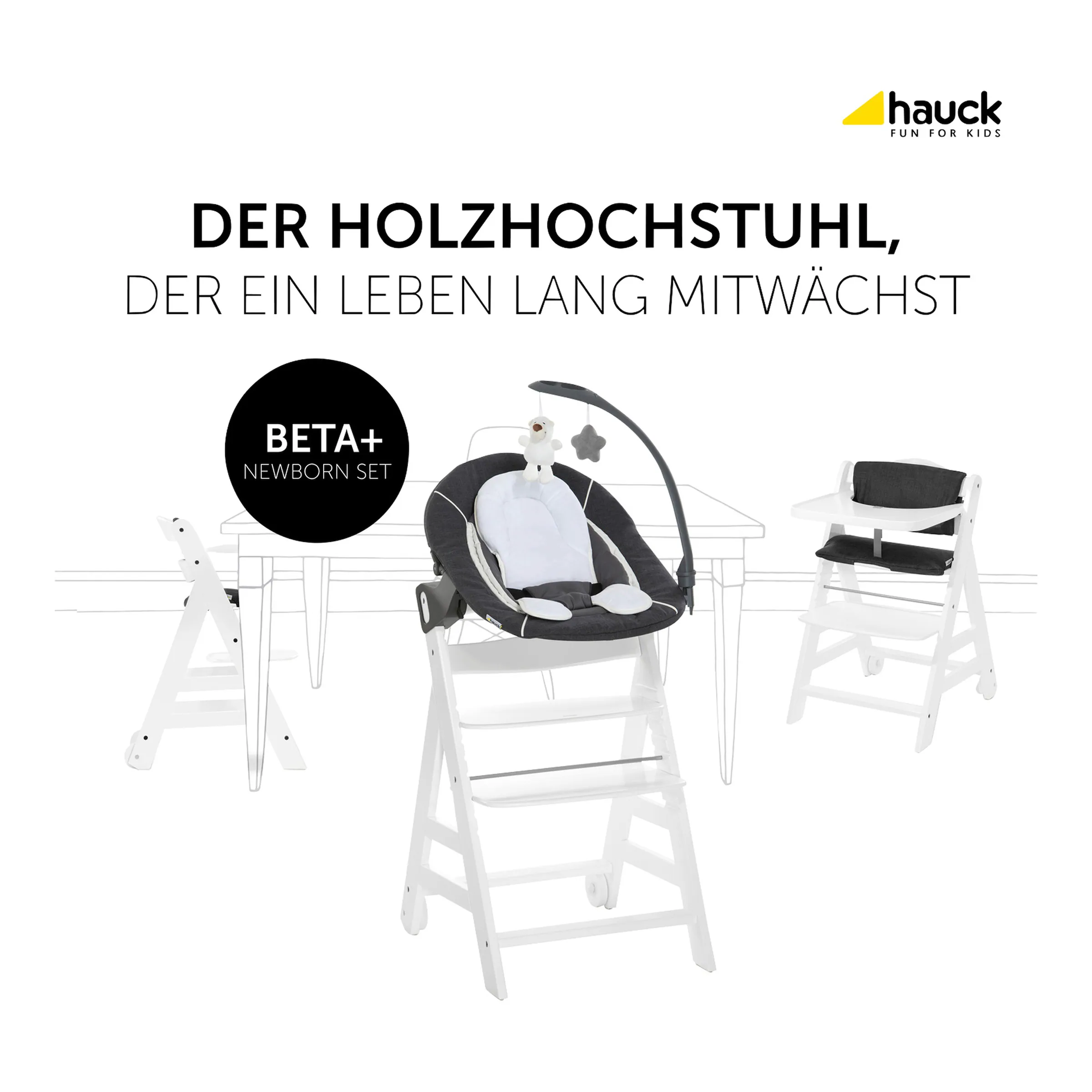 Hauck Treppenhochstuhl Beta+ inklusive Bouncer