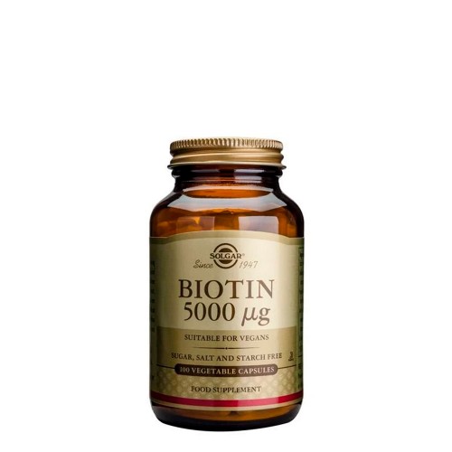 Solgar Biotina 5000µg 100 cápsulas