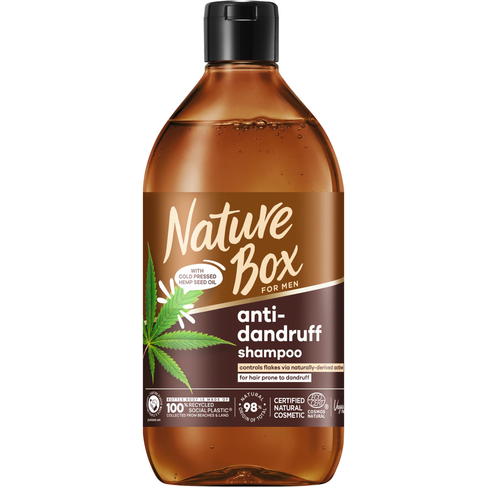 Nature Box Shampoo Men 3in1 Anti-Dandruff Hanf 385 ml