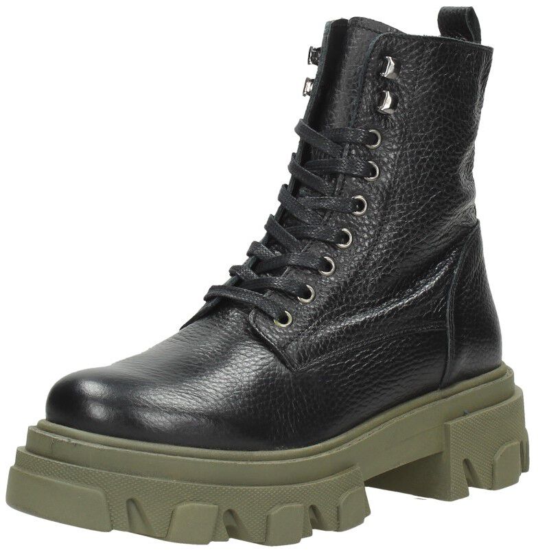 Ps. Poelman Dames veterschoenen zwart