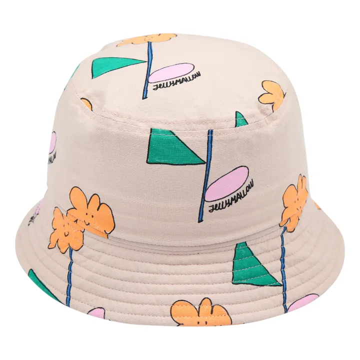 Jelly Mallow Bob Fleurs Orange | Beige
