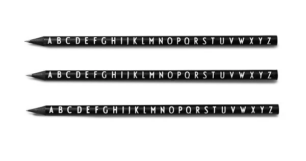 Design Letters  Pencils - 5 stk.