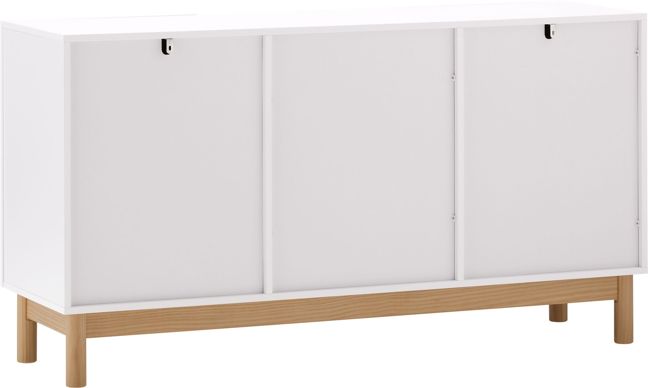 MARLIN Sideboard - Weiss / B: 140.0 cm x T: 41.5 cm x H: 75.0 cm