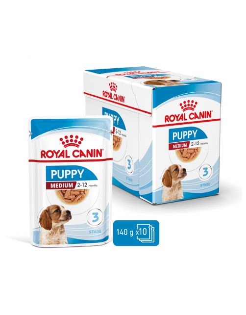 Royal Canin Medium Natvoer - Puppy-Hondenvoer - 140 g