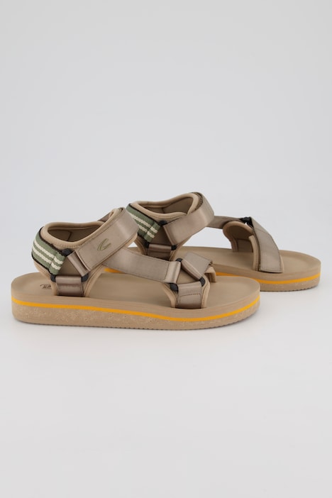Camel Active, Trekking-Sandalen, Glanzoptik, Klettverschluss