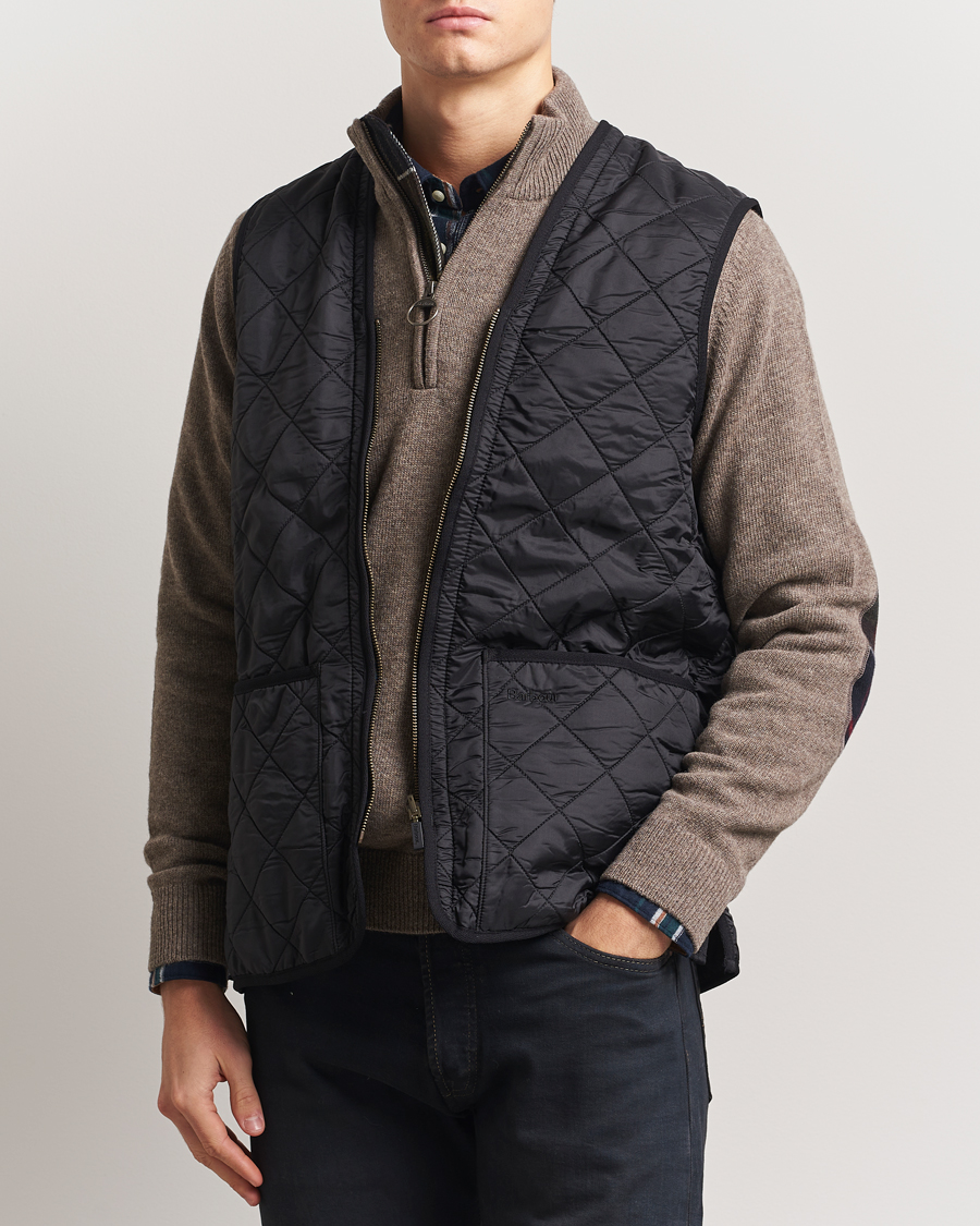 Barbour Lifestyle Quilt Waistcoat/Zip-In Liner Black