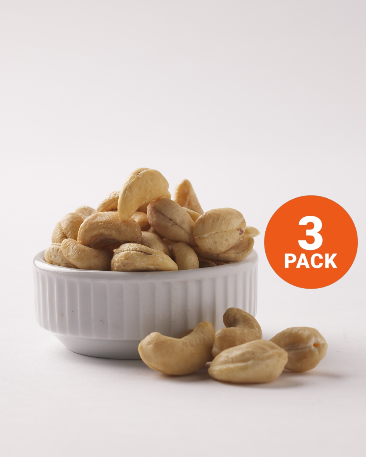 SunnRask Salte\Ristede Cashewnøtter 3x500g