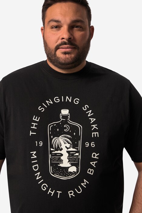 Men+ T-Shirt, Halbarm, Frontdruck, bis 84/86