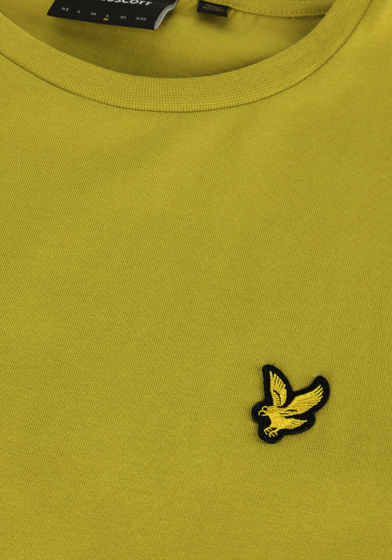 LYLE & SCOTT groene lyle & scott t-shirt plain t-shirt