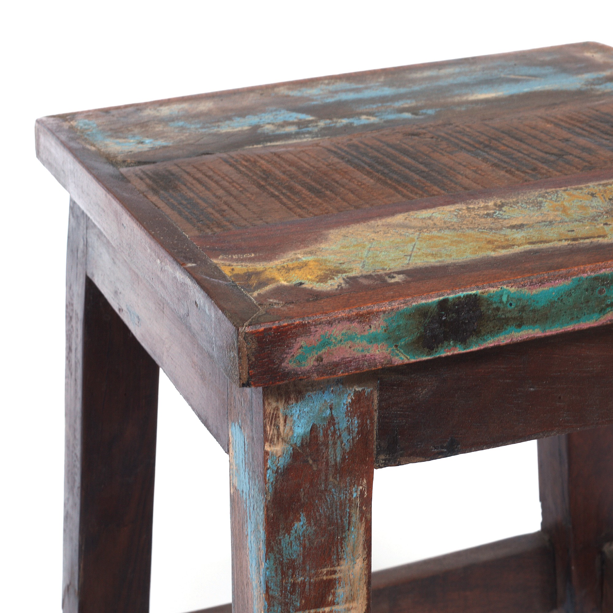Hocker 'Jarrow', multicolor, H 40 cm, L 30 cm, B 30 cm von fischer's lagerhaus