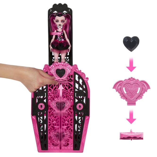 Monster High - Skulltimate Secrets - Monster Mysteries - Kleiderschrank Set - Draculaura