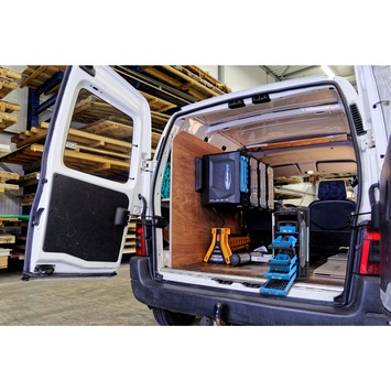 BluCave systeemrail voor 4 koffers