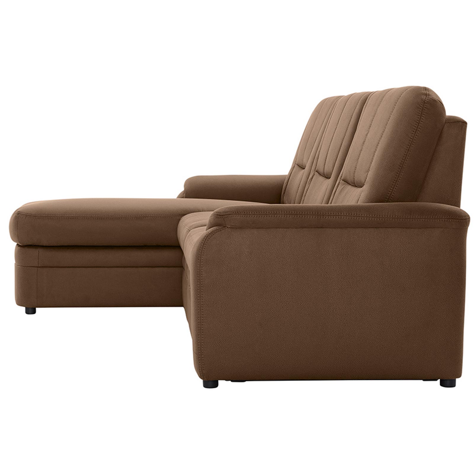 polsterpower Ecksofa - Holiday mandel - Basismodell - Recamiere links