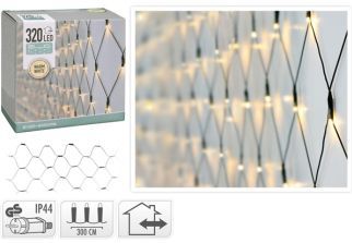Netverlichting - Warmwit - 320 LED's - 300 x 150 cm - Voor Binnen en Buiten