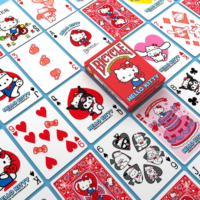 Hello Kitty - Bicycle - 50th Anniversary - Kartendeck