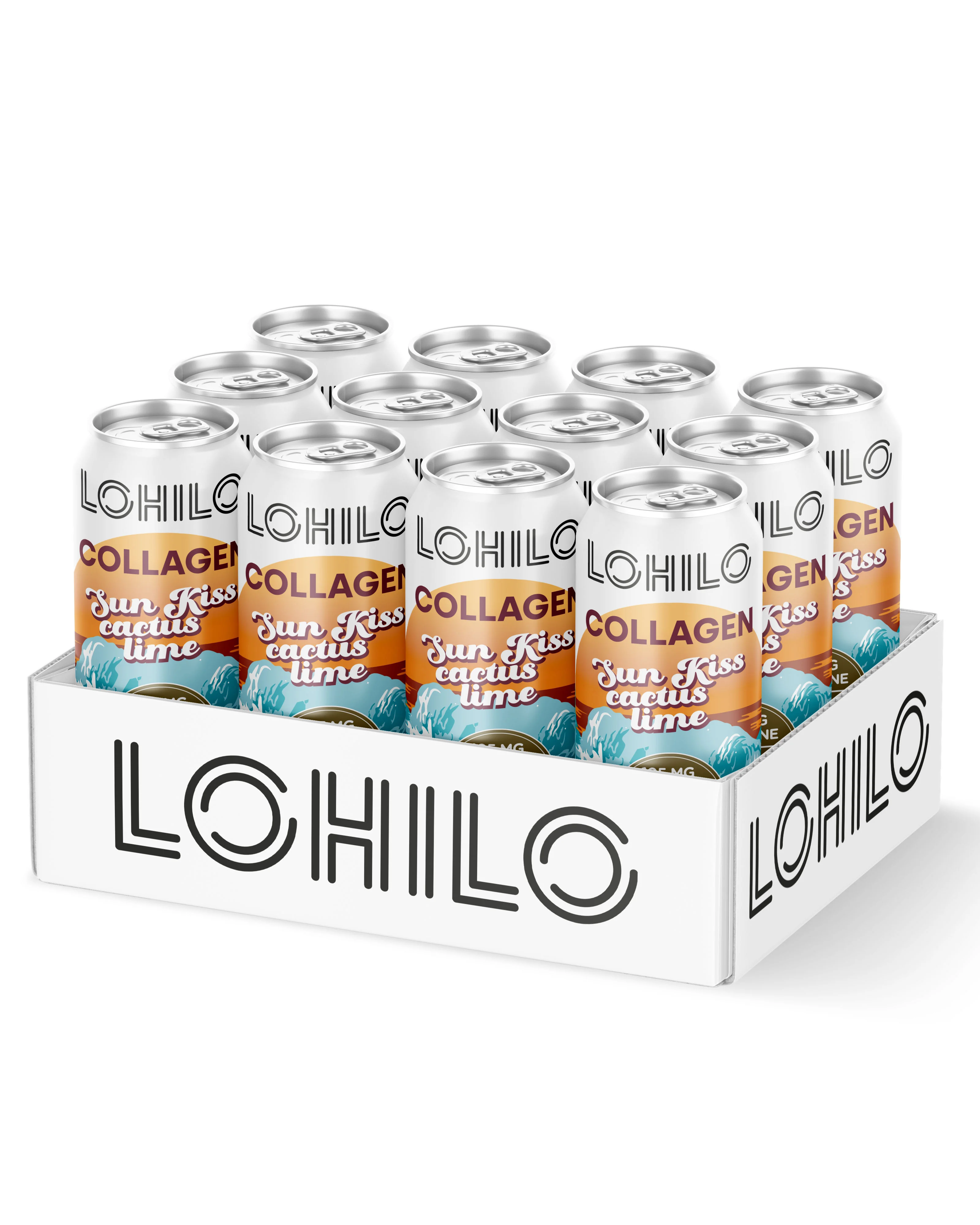 Lohilo Sun Kissed Cactus Lime 12x330ml