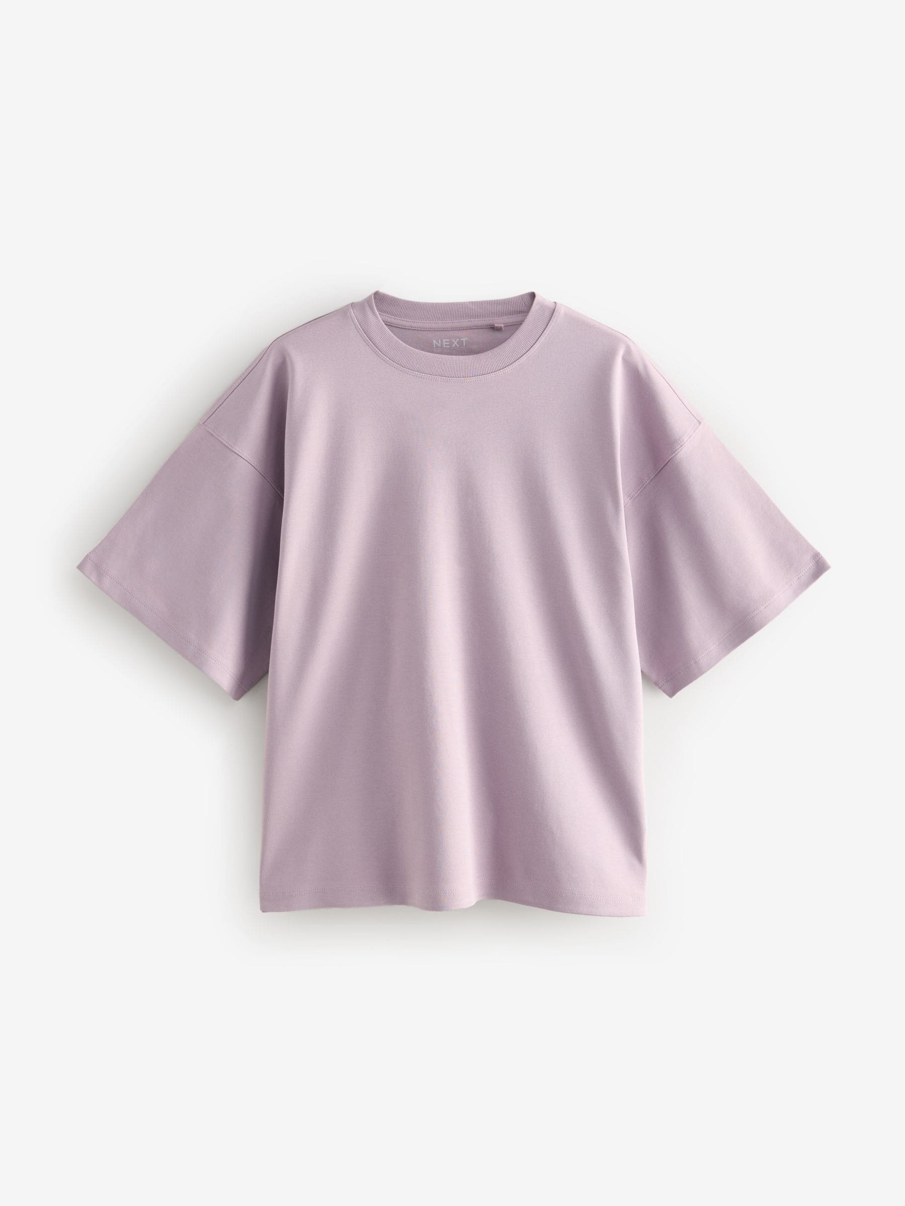 Multi - Verpakking van 5 100% katoenen boxy T-shirts met korte mouwen