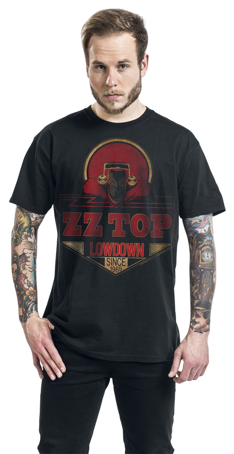 Lowdown Since 1969 | ZZ Top T-Shirt Manches courtes