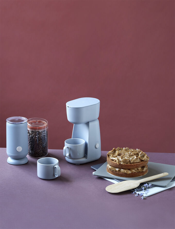 RIG TIG FOODIE elektrisk mælkeskummer dusty blue Dusty blue