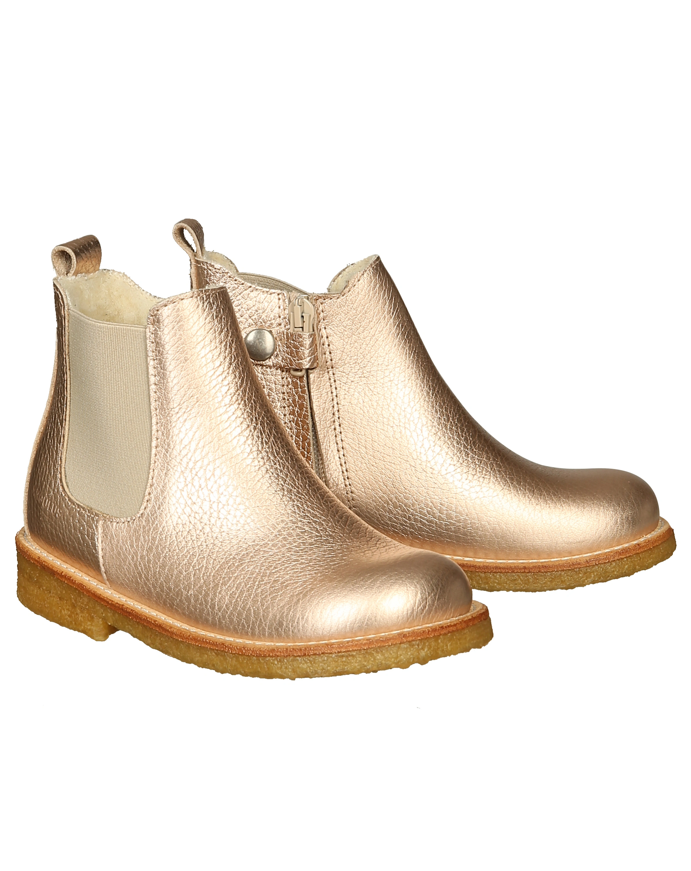 Chelsea-Boots NARROW gefüttert in light copper/beige