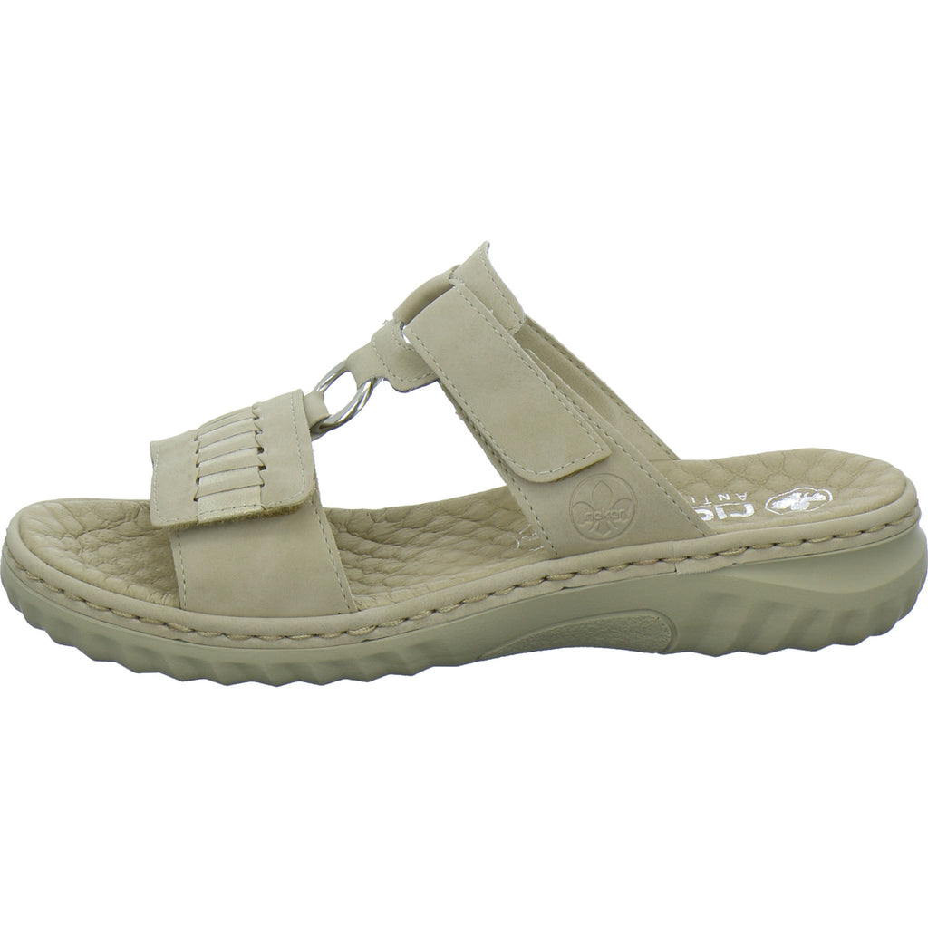 Rieker Pantoletten Damen Beige