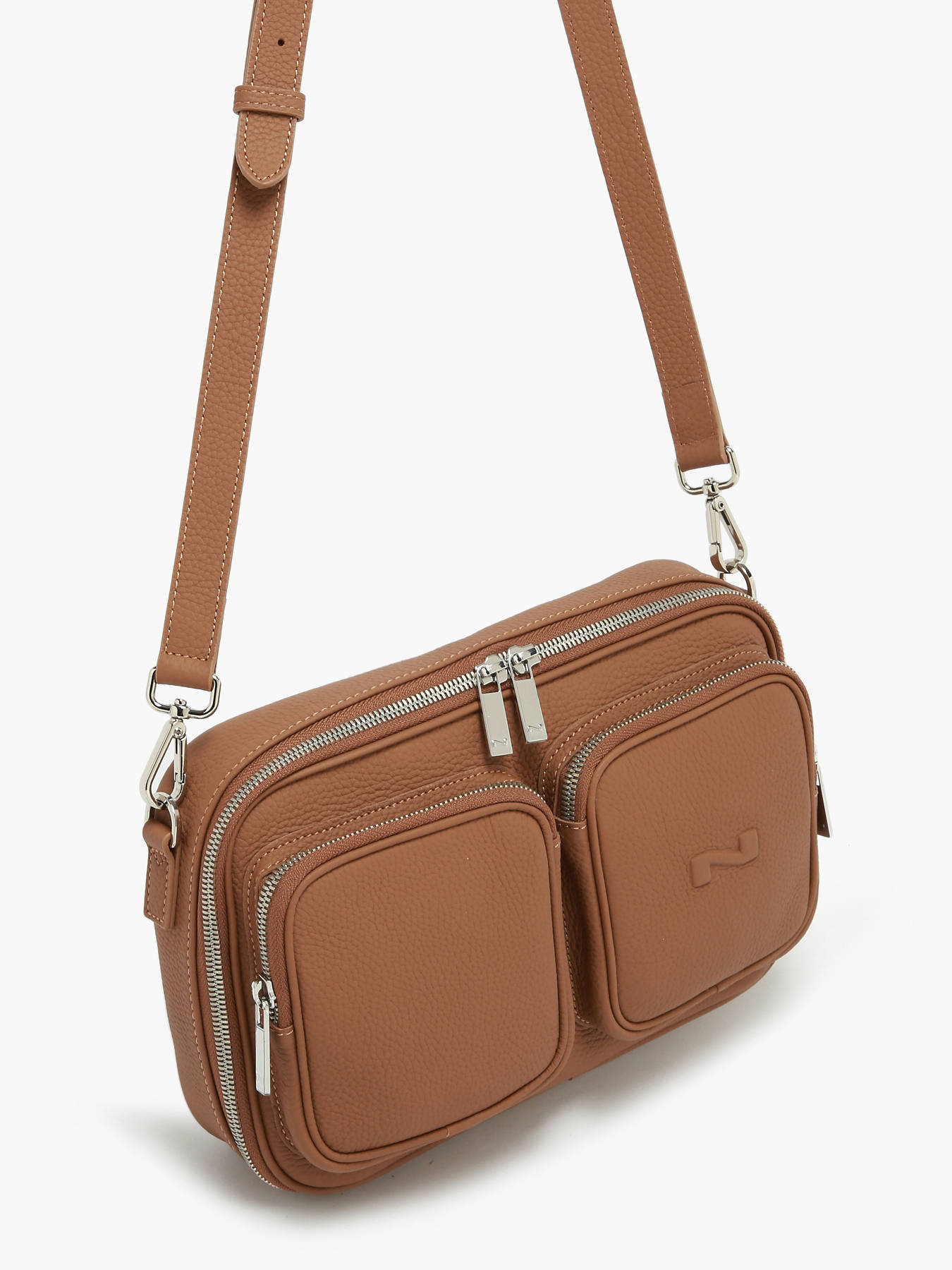 Sac bandoulire Racing cuir NATHAN BAUME