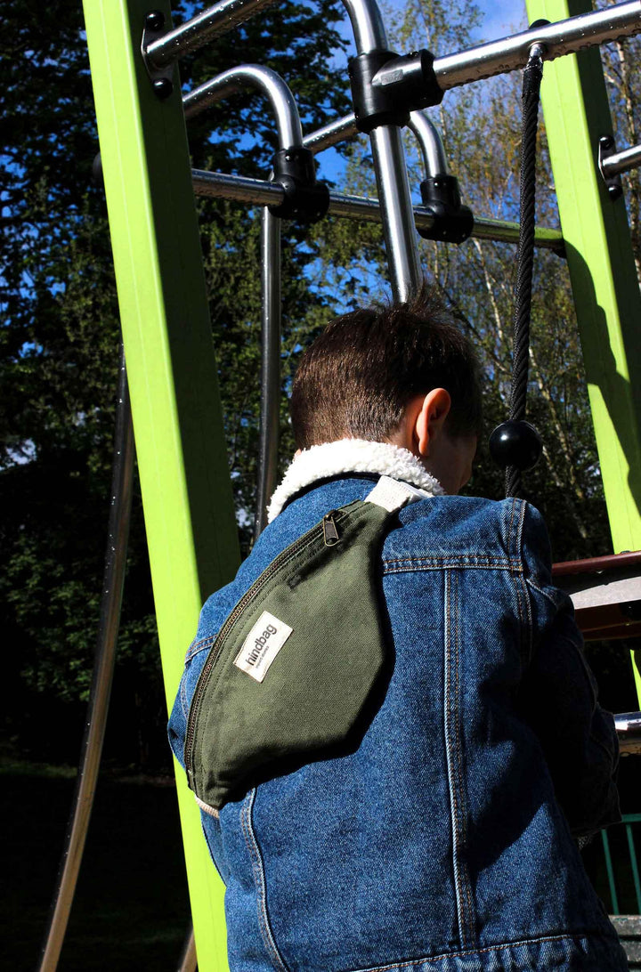 Sac banane enfant Augustin Olive