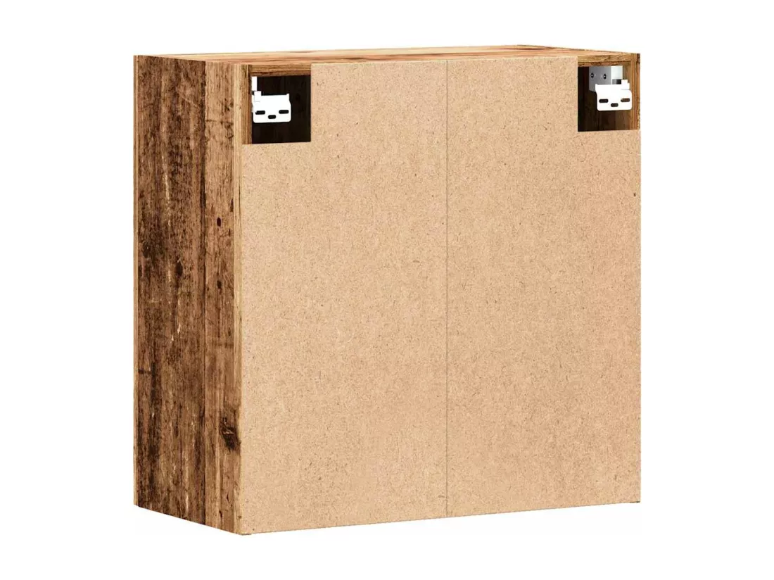 Armoire murale vieux bois 60x31x60 cm bois d'ingénierie