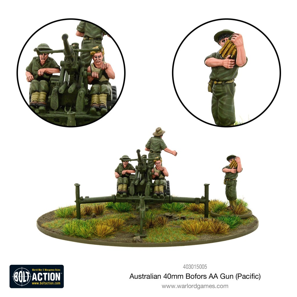 Bolt Action - Australian 40mm Bofors AA Gun