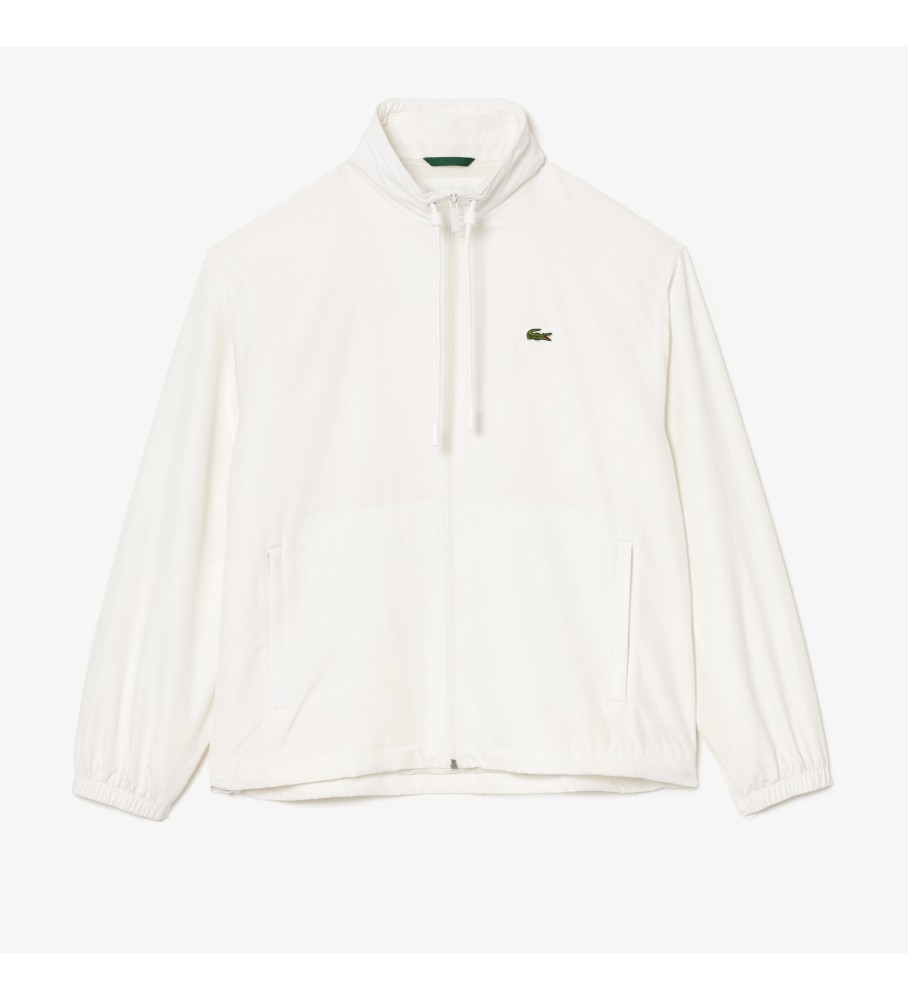 Jaqueta esportiva branca Lacoste