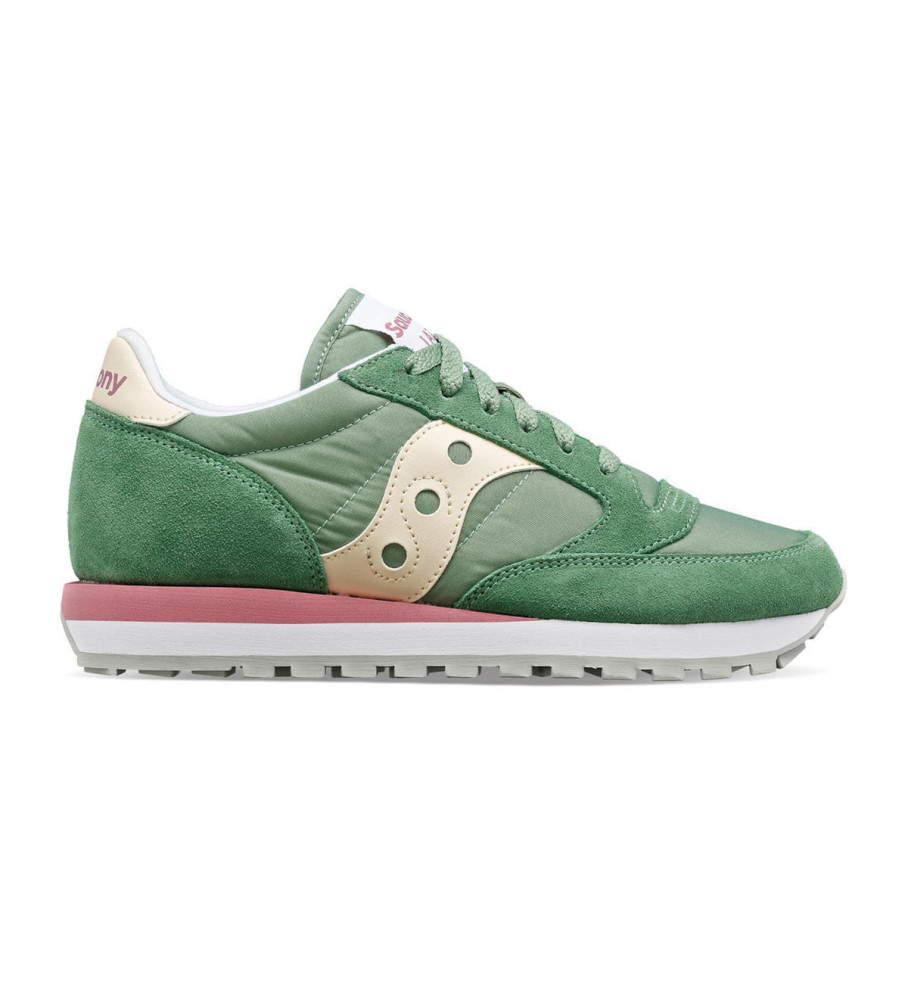 Tênis Saucony Jazz Original de couro, verde