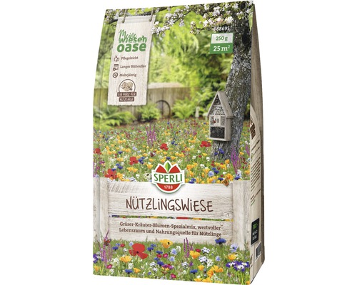 Wilde bloemenweide zaden Sperli's nuttige insecten weidebloemzaden 250 g 25 m²