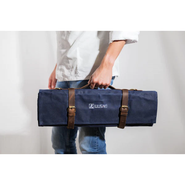 Trousse Wusaki 16 places effet bleu denim Wusaki