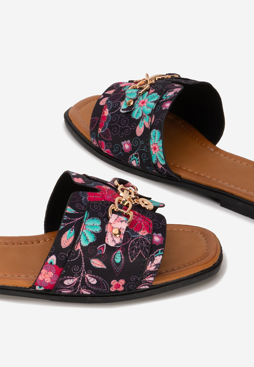 Mules femme noirs Roanda