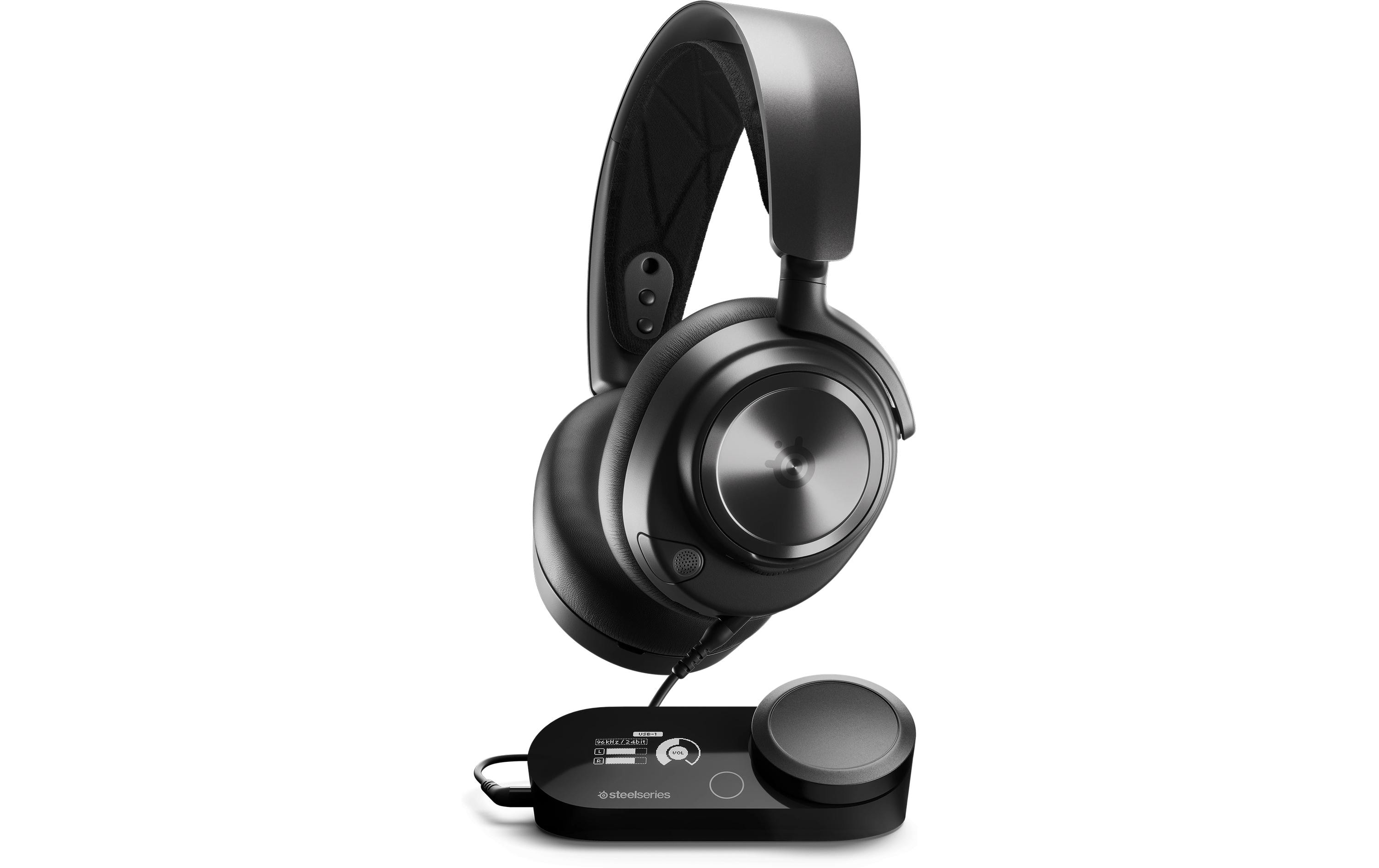 Headset Arctis Nova Pro Schwarz<br>Kopfhörer mit Hi-Res-Treibern und Sonar-Software