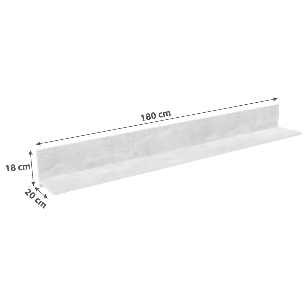 Wandboard Malta Betonoptik
