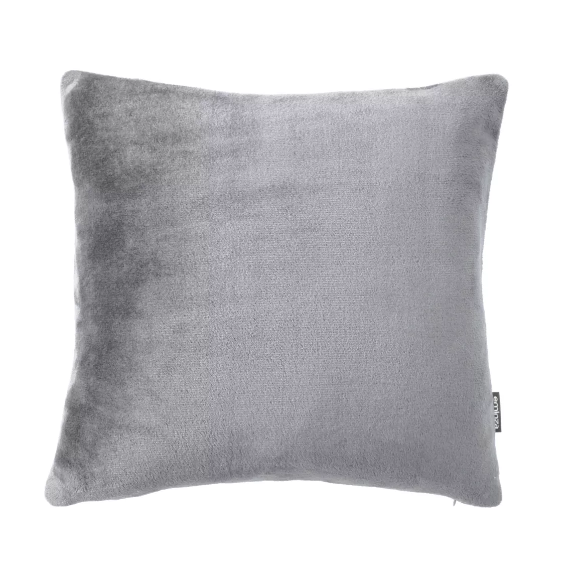 Housse de coussin carrée flanelle (60 x 60 cm) Didou Gris clair