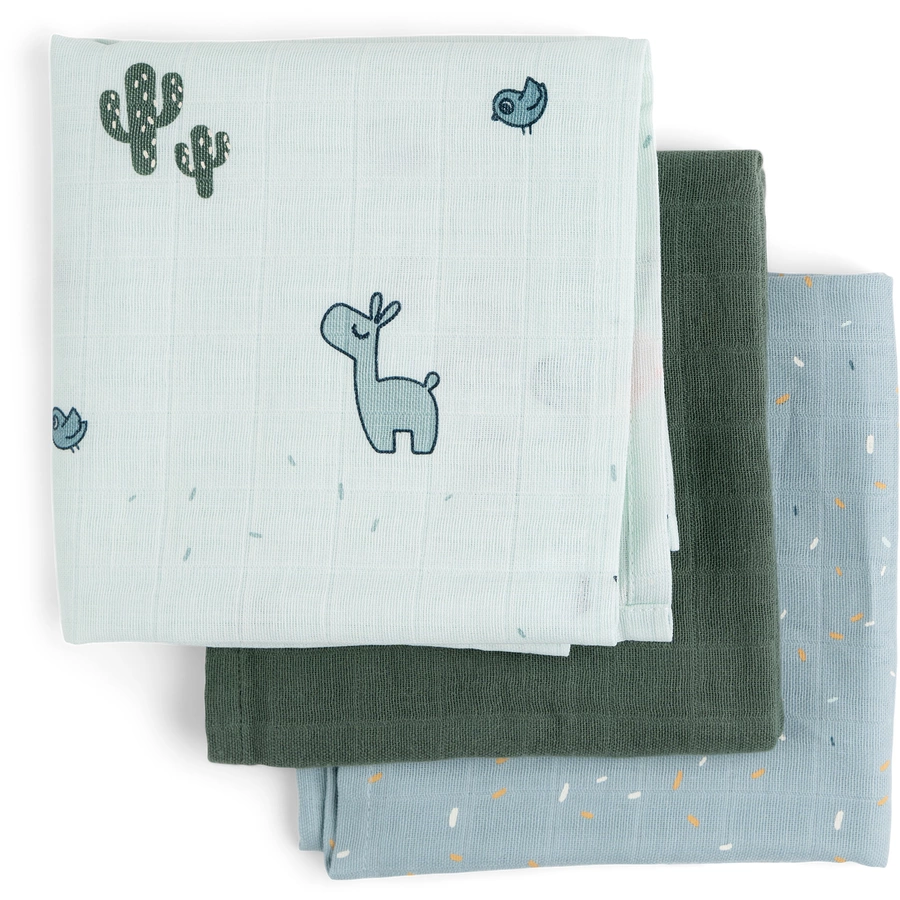 Done by Deer™ Mullwindeln 3-er Pack Lalee Blau