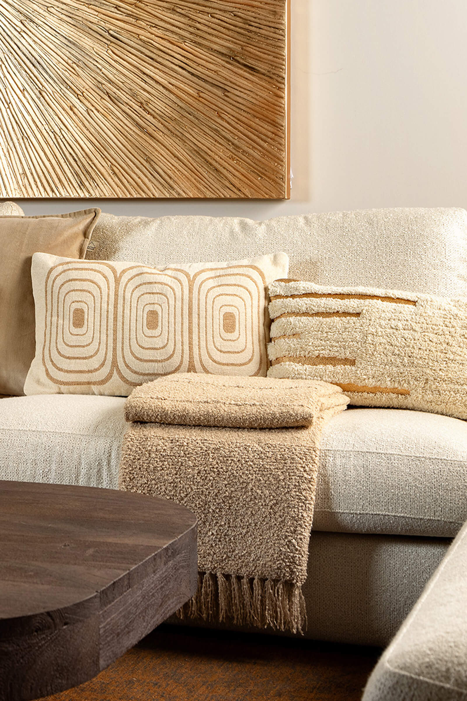 Dutch Decor plaid SENNA - 140x180 cm Irish Cream