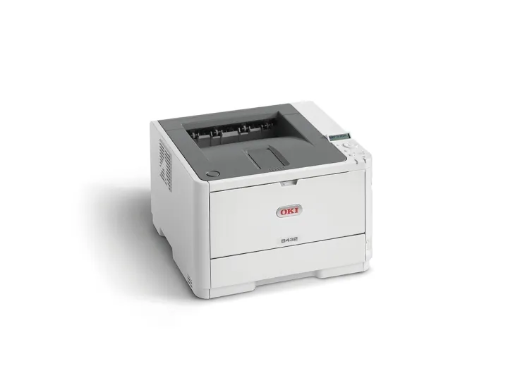 OKI B412dn - Printer - S/H - Duplex - LED - A4/Legal - 1200 x 1200 dpi - op til 33 spm - kapacitet: 350 ark - USB 2.0, Gigabit LAN