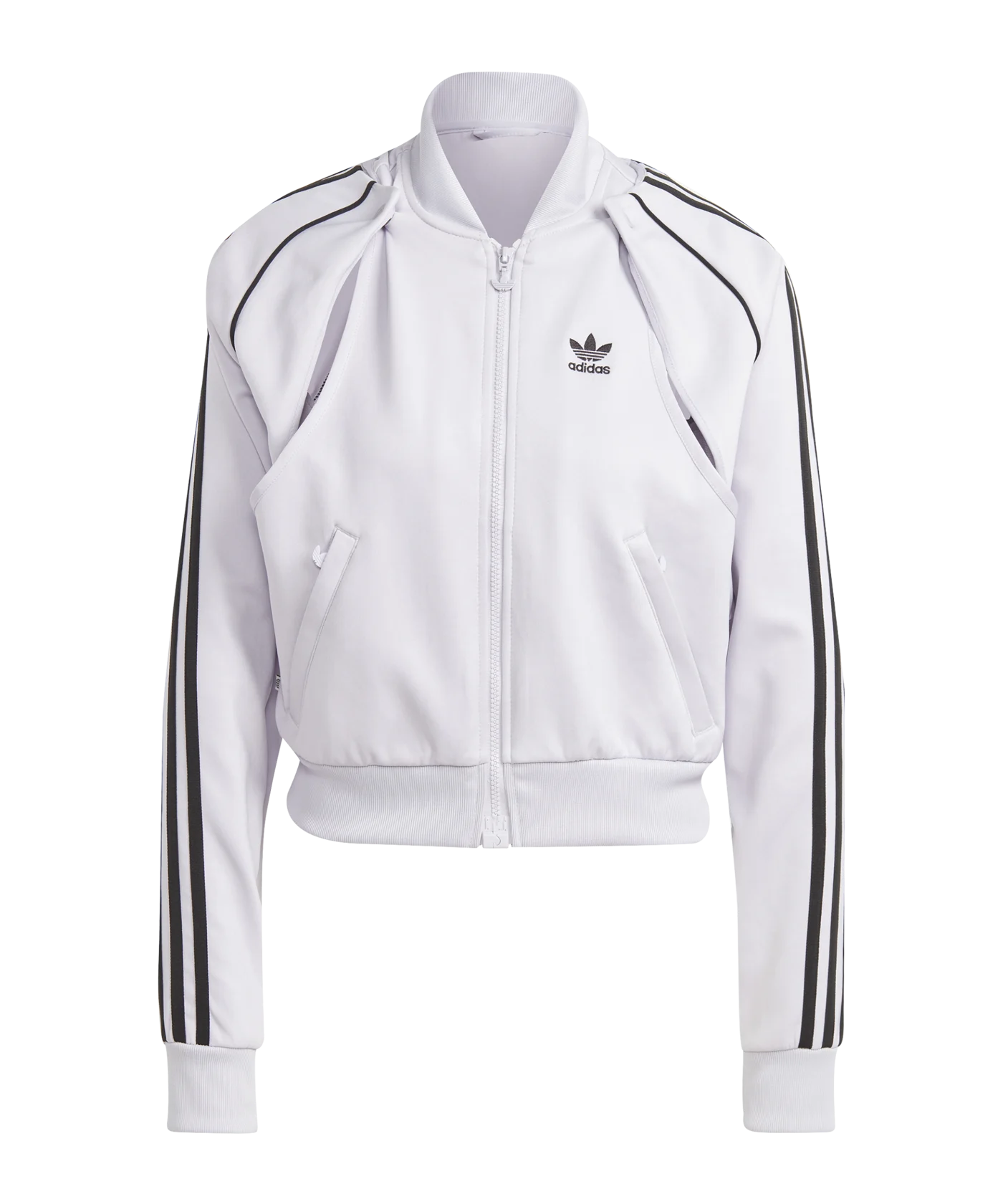 adidas Tracktop Jacke Damen Silber