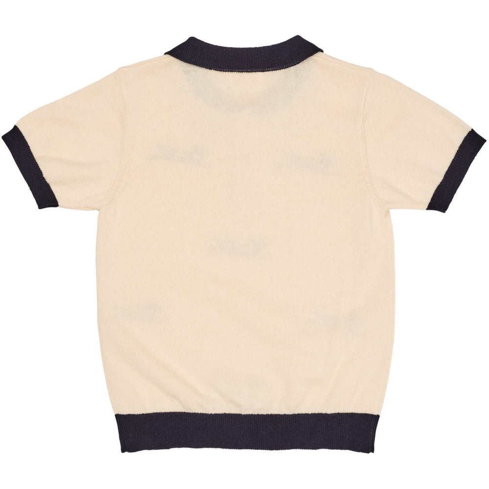 Køb COPENHAGEN COLORS Creme/Navy Kam. Polo m. Broderi
