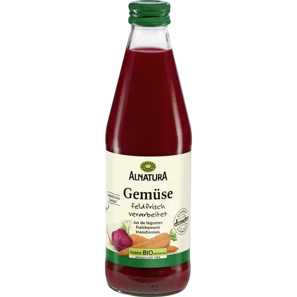 Bio Gemüsesaft feldfrisch verarbeitet