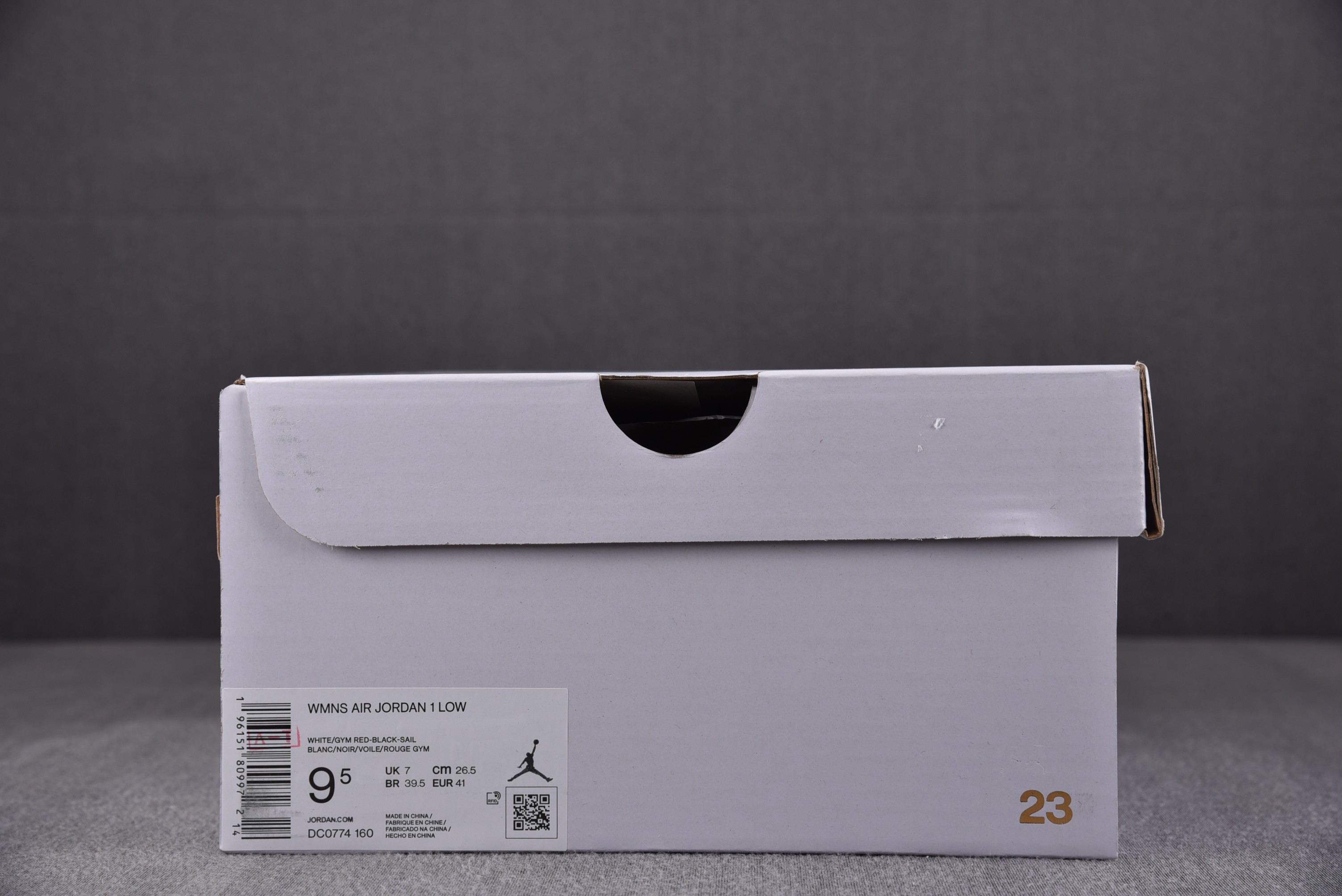 Jordan 1 Low Reverse Black Toe (Women Size!!)
