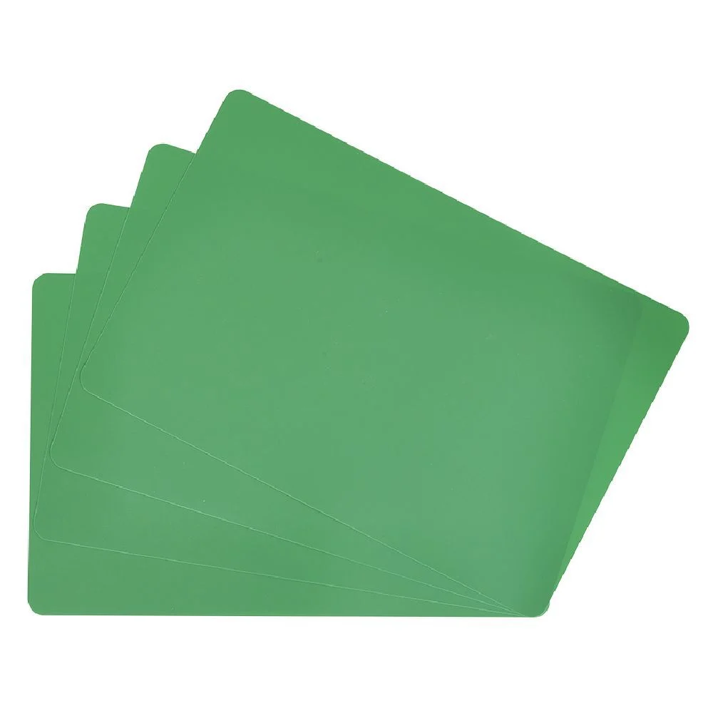 Set de table 43,5x28,5 cm en pvc souple uni x4