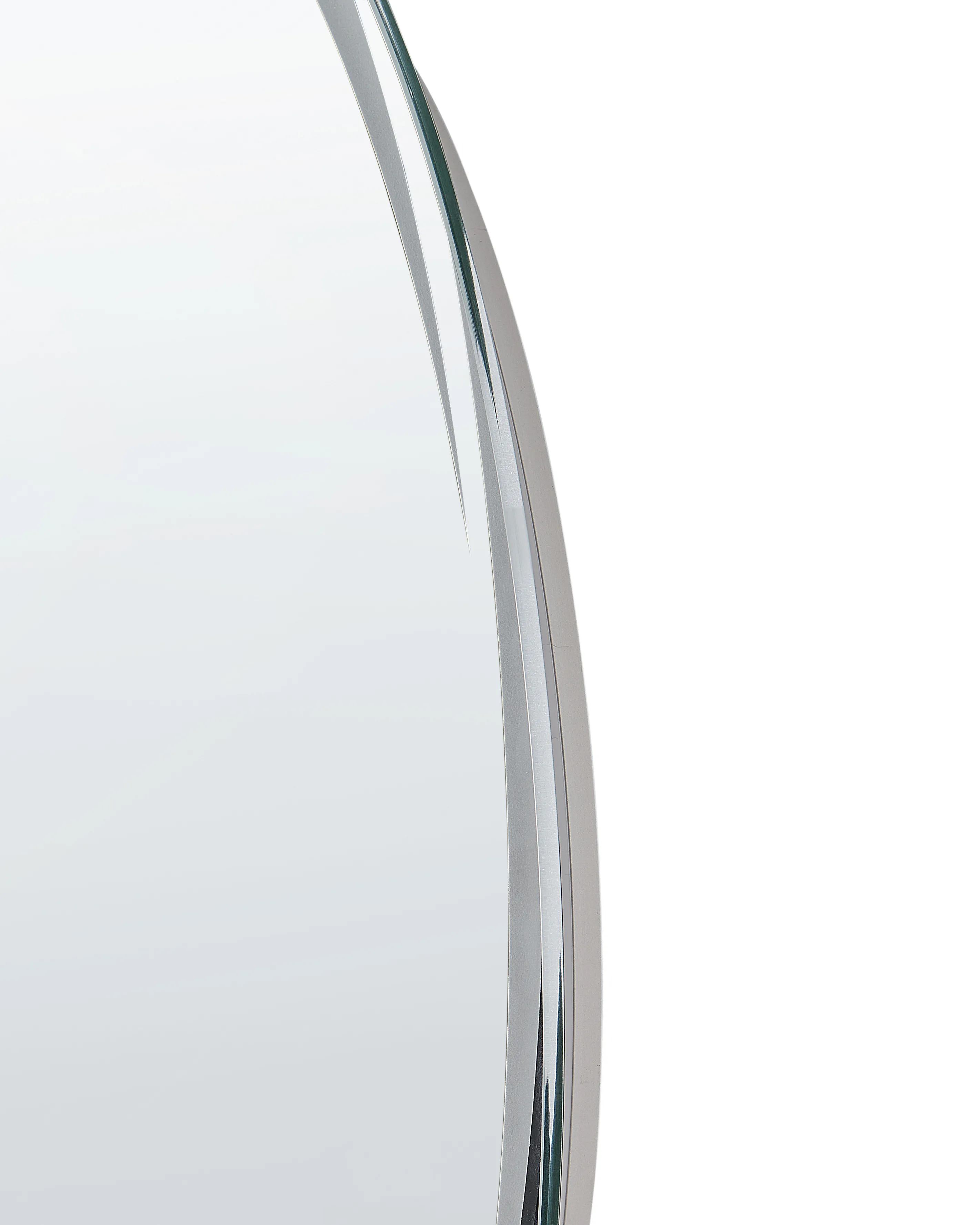 LED badkamerspiegel TANAY 60 cm 60 cm met ingebouwde Bluetooth speaker Zilver