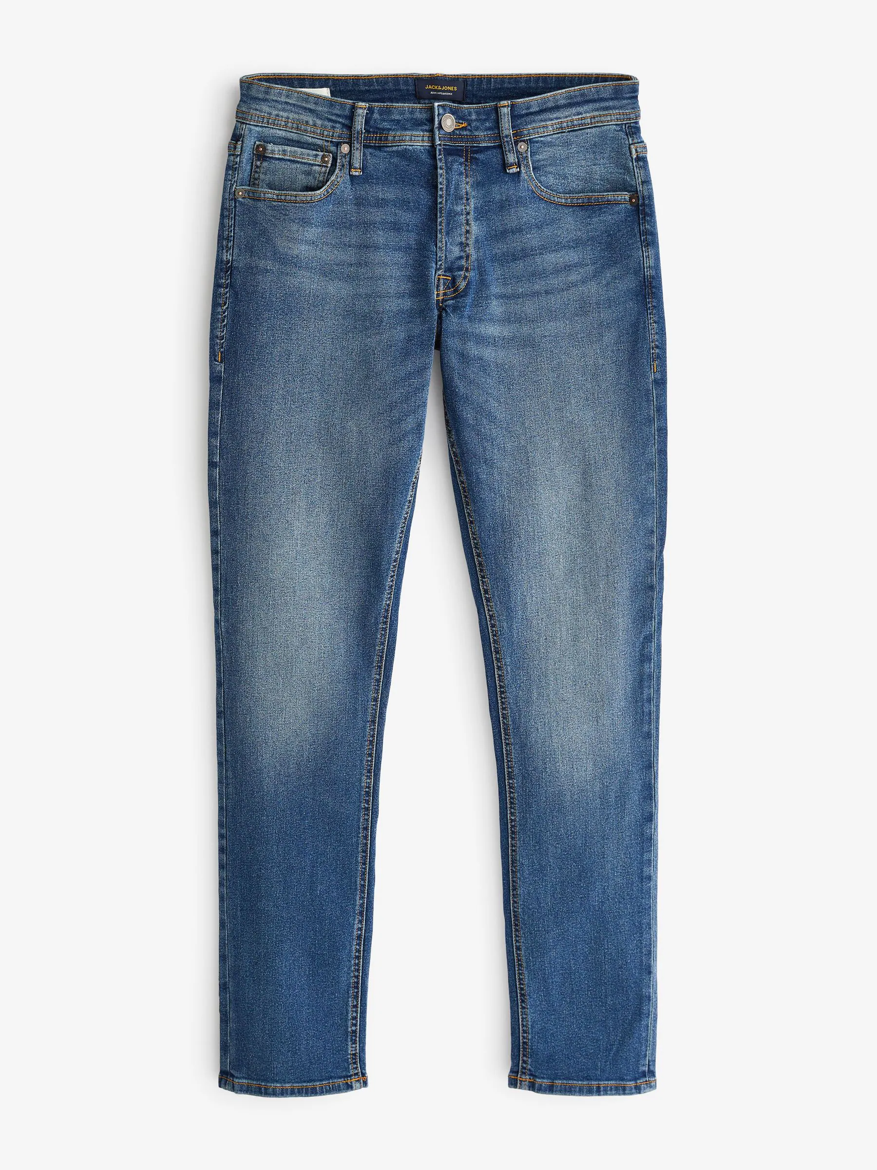 Normaal blauw - JACK & JONES Slim-fit Glenn jeans