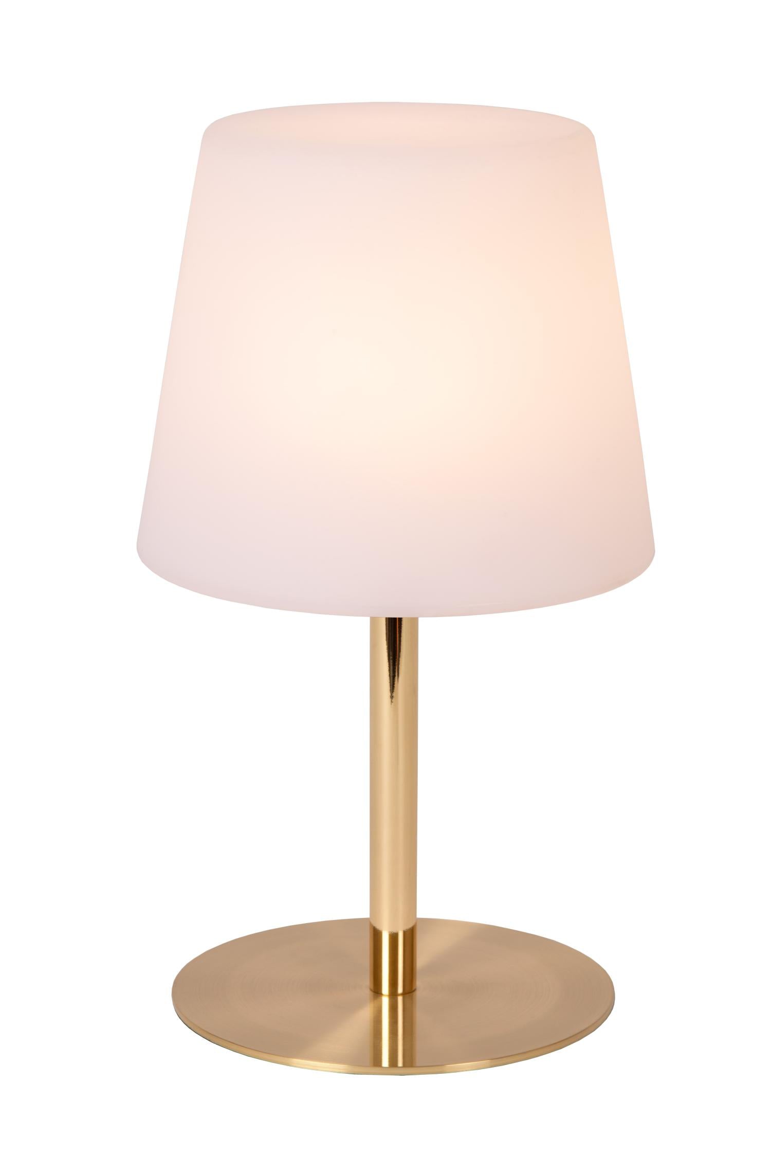 Lucide TYON Tafellamp - Mat Goud | Messing