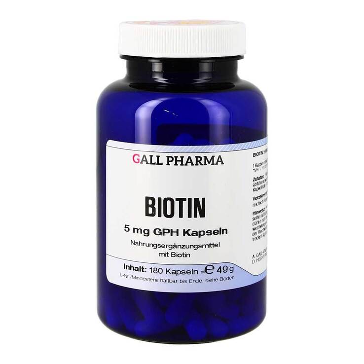 Biotin 5 mg GPH Kapseln, 180 St